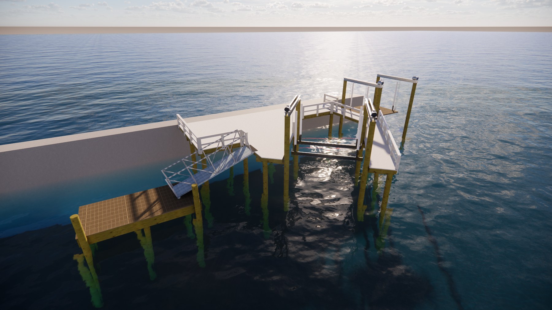 Boat Lift & Floating Dock Concept