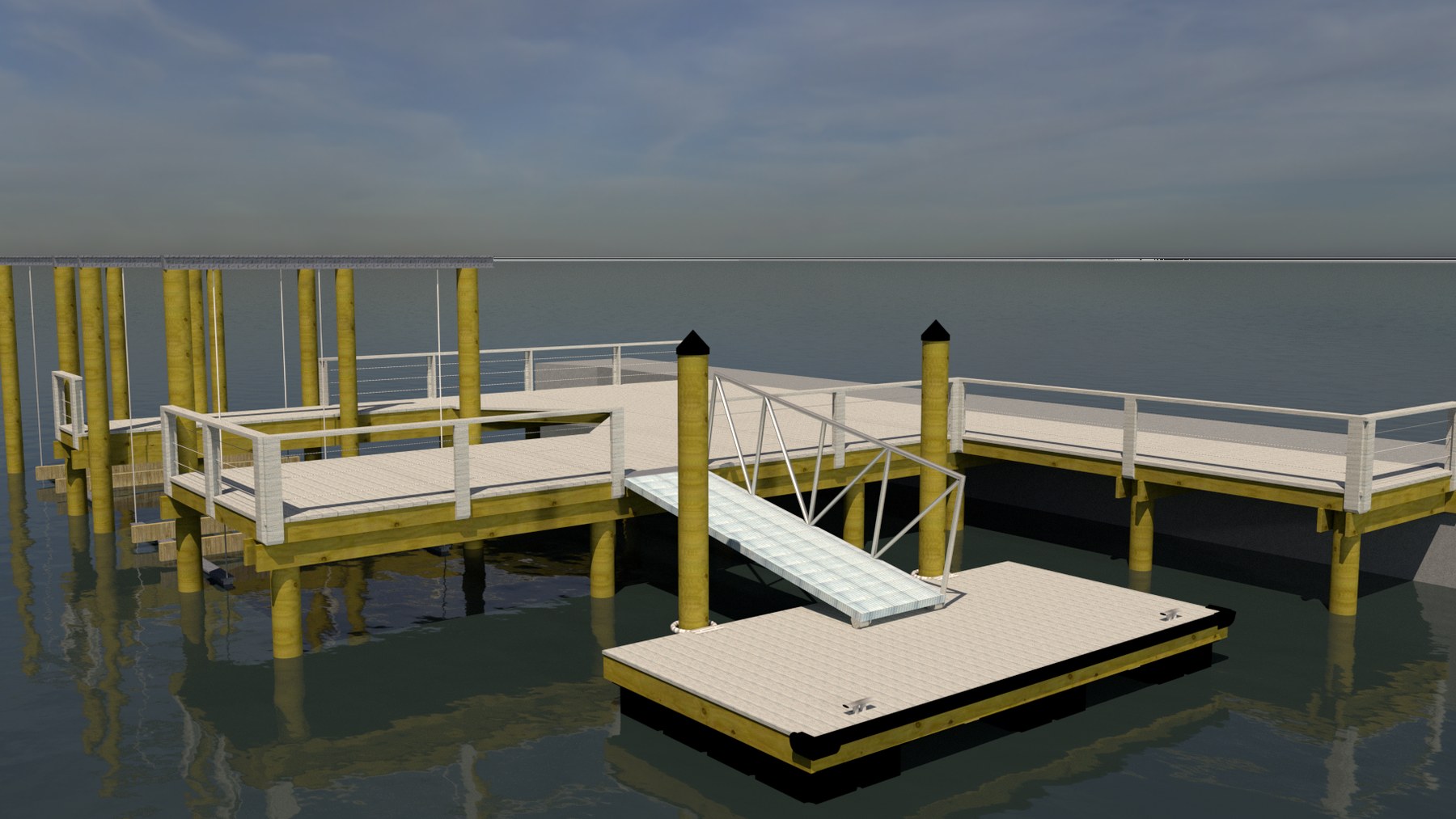 Floating Dock & Gangway Layout